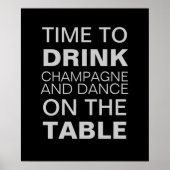 グレーシャンパンパーティーポスター ポスター (正面)