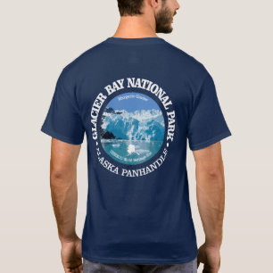 グレーシャー入江の国立公園(色) Tシャツ