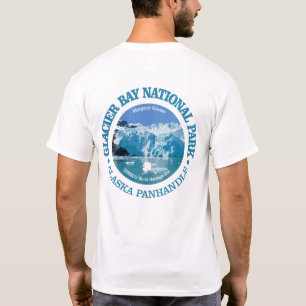 グレーシャー入江の国立公園(色) Tシャツ