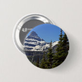 グレーシャー国立公園のローガンのパス 缶バッジ (正面&裏面)