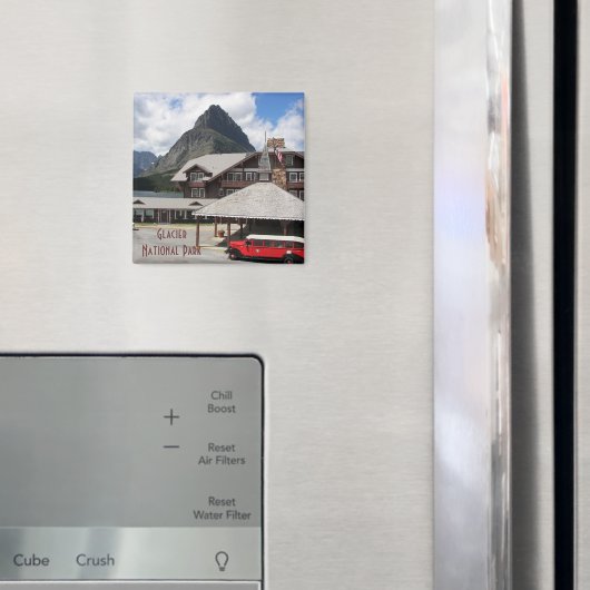 グレーシャー国立公園ロッジの写真 マグネット (インサイチュ (冷蔵庫))