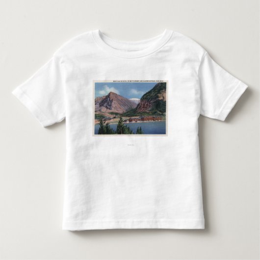 グレーシャー国立公園、多くのMT -氷河ホテル2 トドラーTシャツ (正面)
