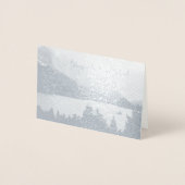 グレーシャー国立公園 箔カード (正面)