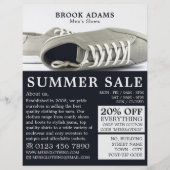 グレーシューズ、メンズウェア広告ズフライヤー チラシ (正面)