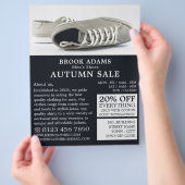 グレーシューズ、メンズウェア広告ズ チラシ (手)