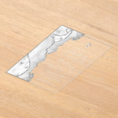 グレーシルバーが最初の聖餐式を上げる アクリル招待状 (レイダウン)