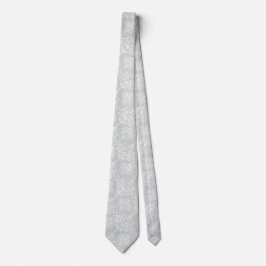 グレーシルバーのメンズタイエレガント ネクタイ