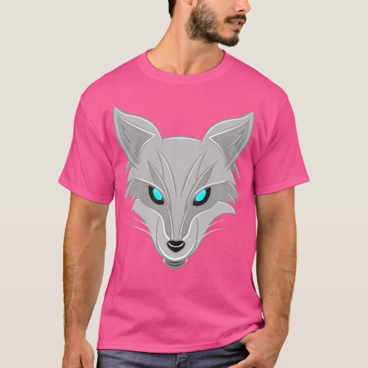 グレーシルバーキツネ Tシャツ (正面)