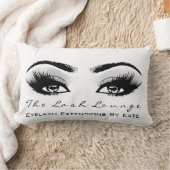 グレーシルバーグリッタースパメイクアップラッシュズ美しい ランバークッション (ブランケット)