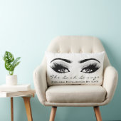 グレーシルバーグリッタースパメイクアップラッシュズ美しい ランバークッション (椅子)