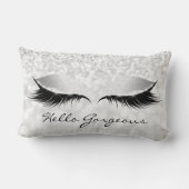 グレーシルバーグレーのメイクアップまぶしハローゴージャス ランバークッション (裏面)