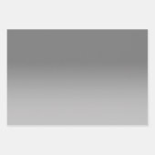 グレーシルバーフェイクグリッターミグラデーションックス ラッピングペーパーシート (正面3)