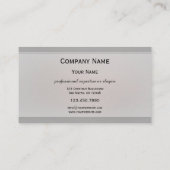 グレーシルバーフローラプロフェッショナル名刺 名刺 (裏面)