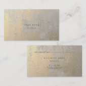 グレーシルバー金ゴールドセピアウォーターアポイントメントカード 予約カード (正面/裏面)