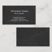 グレーシンプルスタイリッシュ平モダン野 名刺 (正面/裏面)