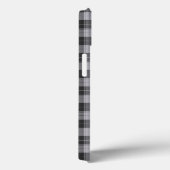 グレーシンプルタータンチェックパターン Case-Mate iPhoneケース (裏面 / 右)