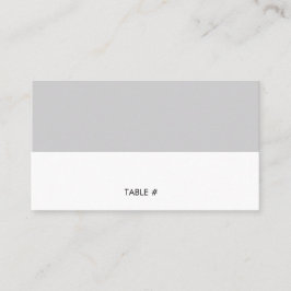 グレーシンプル座席表 – フラット プレイスカード