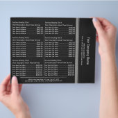 グレーシンプル縁ど価格表6 チラシ (手)