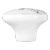 グレーシーウミガメ熱帯大理石沿岸 セラミックノブ (側面)