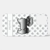 グレーシーズーかわいいキャラクターデザインの犬と名前 Case-Mate iPhoneケース (裏面 (横))