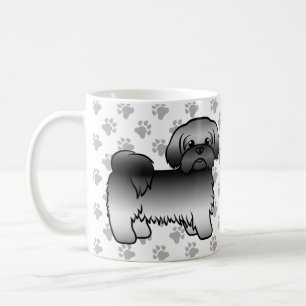 グレーシーズーのかわいいキャラクターデザインの犬のイラスト コーヒーマグカップ