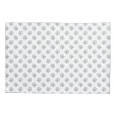 グレーシーズー（犬）Tzuかわいい漫画の犬のイラストレーション 枕カバー (裏面-左)