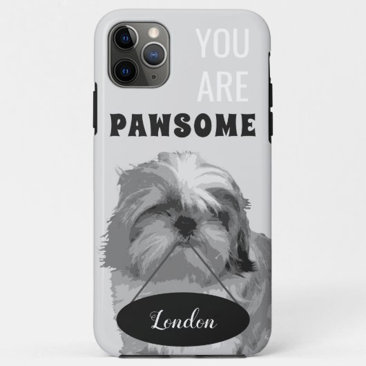 グレーシーズー(犬)Tzu iPhone 11 Pro最大ケース Case-Mate iPhoneケース (裏面)