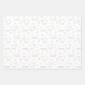 グレーシープイードムバラクキッズ ラッピングペーパーシート (正面2)