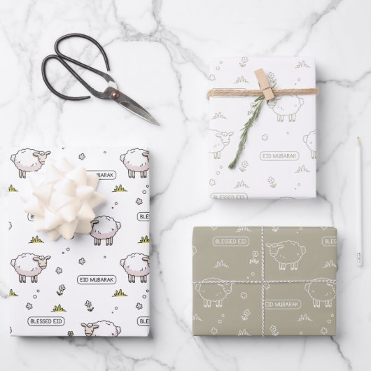 グレーシープイードムバラクキッズ ラッピングペーパーシート (正面)