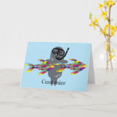 グレーシールサンダー_コーブ カード (黄色い花)