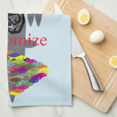 グレーシールサンダー_コーブ  キッチンタオル (四つ折り)