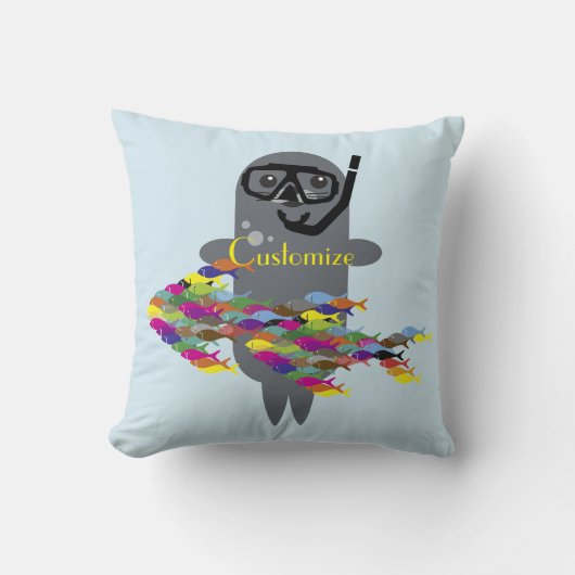 グレーシールサンダー_コーブ  クッション (正面)