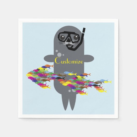 グレーシールサンダー_コーブ スタンダードカクテルナプキン (正面)