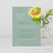 グレージェイドサンフラワーブライダルシャワー 招待状 (スタンド正面)