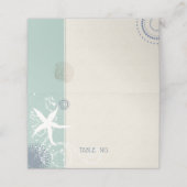 グレージェイドダスティブルービーチ結婚式 プレイスカード (外部開封)