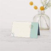 グレージェイドダスティブルービーチ結婚式 プレイスカード (裏面)