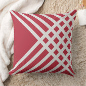 グレージオメトリパターン装飾用クッション クッション (ブランケット)