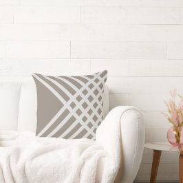 グレージオメトリパターン装飾用クッション クッション