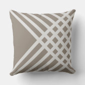 グレージオメトリパターン装飾用クッション クッション (裏面)