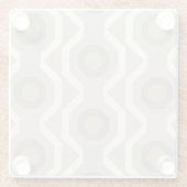 グレージオメトリパターン ガラスコースター (裏面)