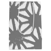 グレージオメトリパターン ミディアムペーパーバッグ (裏面)