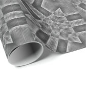 グレージオメトリパターン ラッピングペーパー (ロールコーナー)