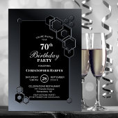 グレージオメ縁どトリ70th誕生日パーティー 招待状