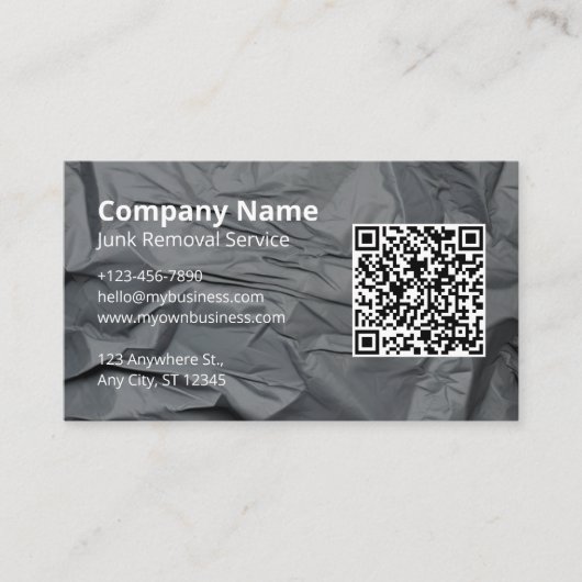 グレージャンクの削除 名刺 (正面)