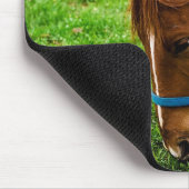 グレージングチェストナッストライプト() マウスパッド (コーナー)