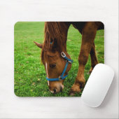 グレージングチェストナッストライプト() マウスパッド (マウス)