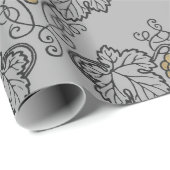 グレージンゴールド ヴィンテージワイン ラッピングペーパー (ロールコーナー)