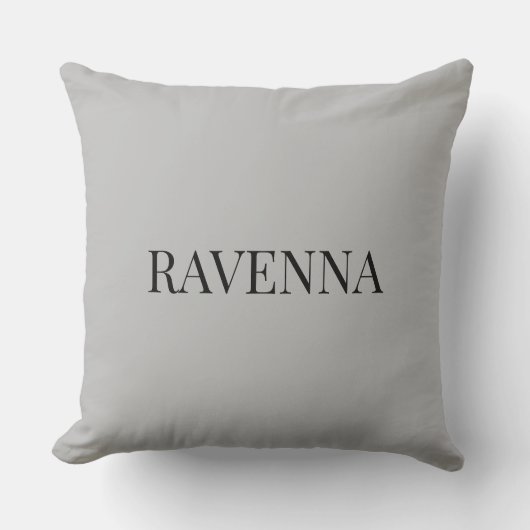 グレージ ラグジュアリー セリフカスタム 名前 クッション (正面)