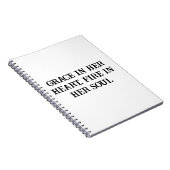 グレースと感動的ファイアの女性手帳 ノートブック (右側)