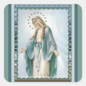 グレースのレディ・オブ・グレースヴァージン・メアリー スクエアシール (正面)